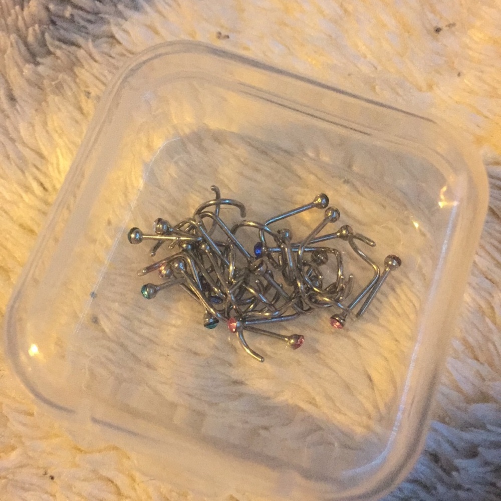 Nose screw rings (piercing) NEW